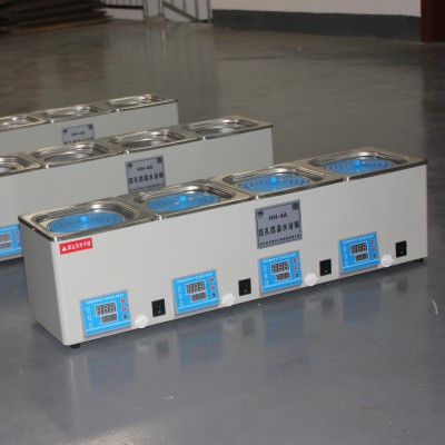 JHH-4A四孔四温恒温水浴锅